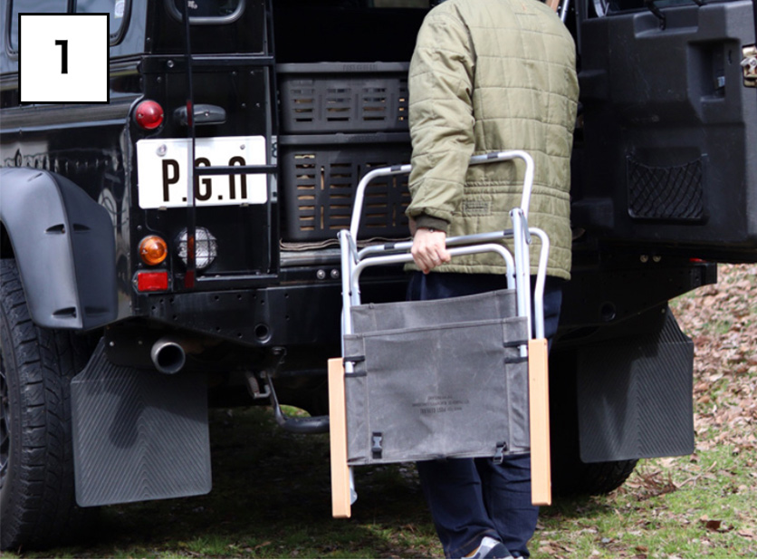 POST GENERALオリジナル WAXED CANVAS ROVER CHAIR -ワックスド