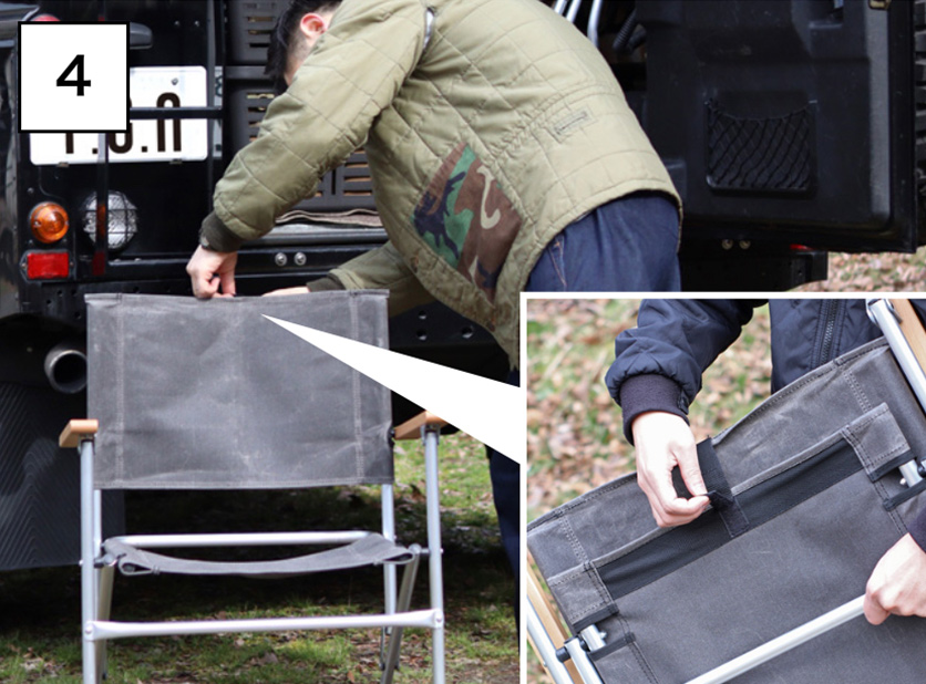 POST GENERALオリジナル WAXED CANVAS ROVER CHAIR -ワックスド