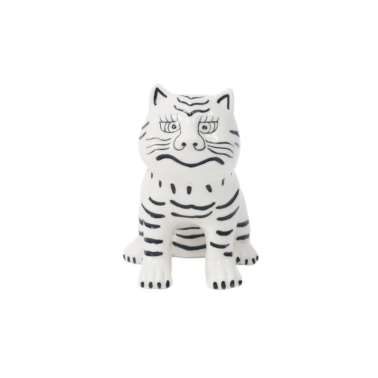タイガー高級　オブジェ♥　家　オブジェ　最終値下げ‼️ TIBETAN TIGER OBJECT / チベタン タイガーオブジェ - WHITE