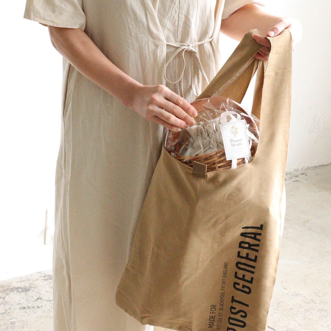 SHOPPER BAG / ショッパーバッグ - BLACK 【982040018】 | POST