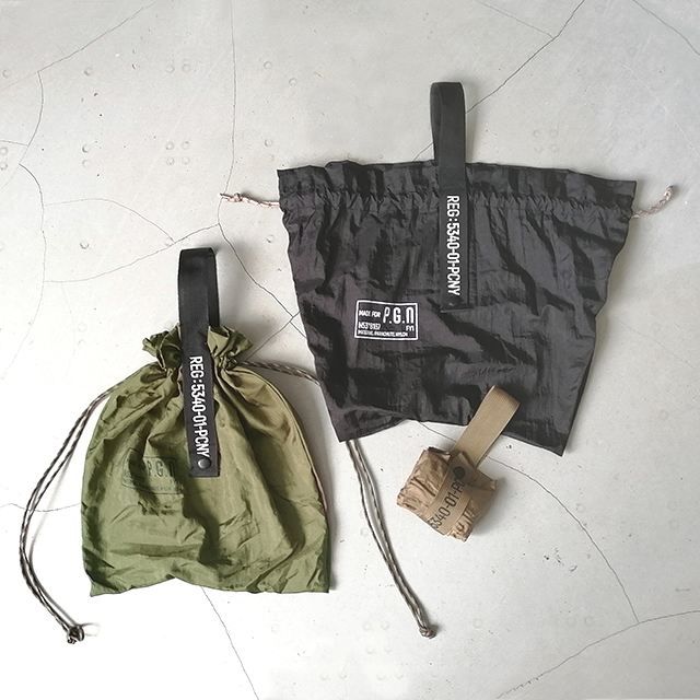 PACKABLE PARACHUTE NYLON BAG / パッカブル パラシュートナイロン