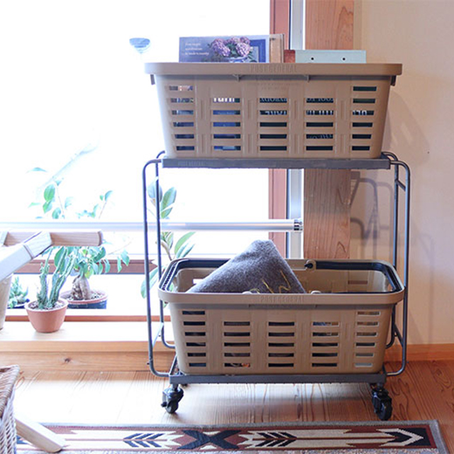 半額以下で買えるクーポン特集 IRON アイアンワゴン / LONG BASKET DUTY HEAVY with WAGON 小物入れ