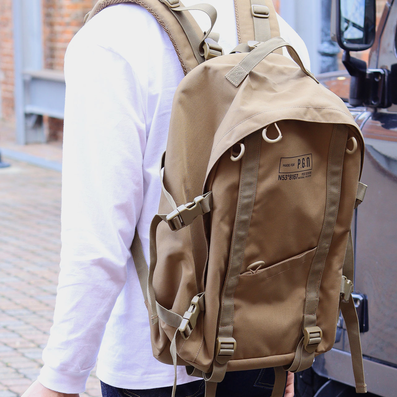 BACKPACK model 907 / バックパック モデル907 - WOLF BROWN 