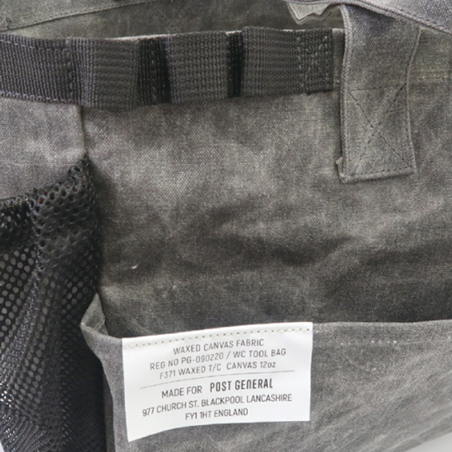 WAXED CANVAS TOOL BAG RECT / ワックスドキャンバス ツール