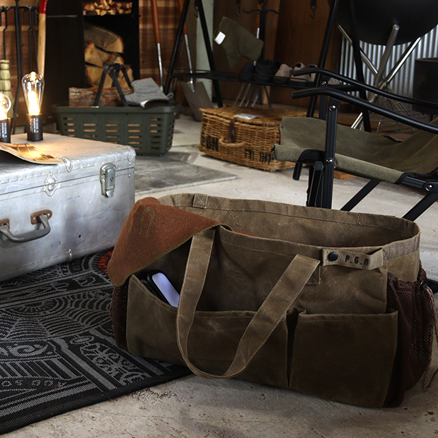 WAXED CANVAS TOOL BAG RECT / ワックスドキャンバス ツールバッグ