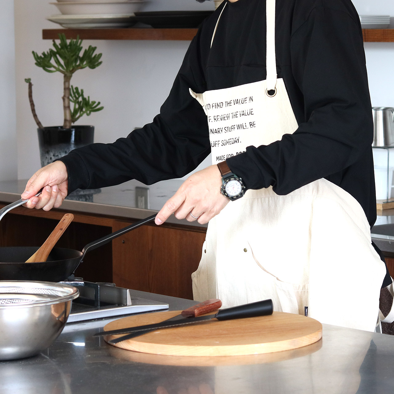 WORK APRON 421 / ワークエプロン 421 - OFF WHITE 【982140069