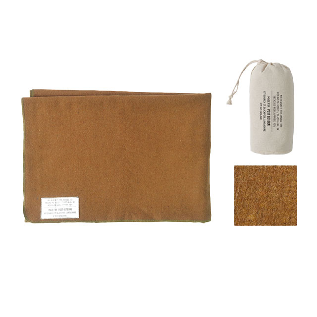 MIL BLANKET / ミル ブランケット - LIGHT BROWN 【982140073】 | POST GENERAL