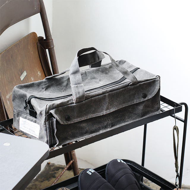WAXED CANVAS TOOL BAG BOXY / ワックスドキャンバス ツール