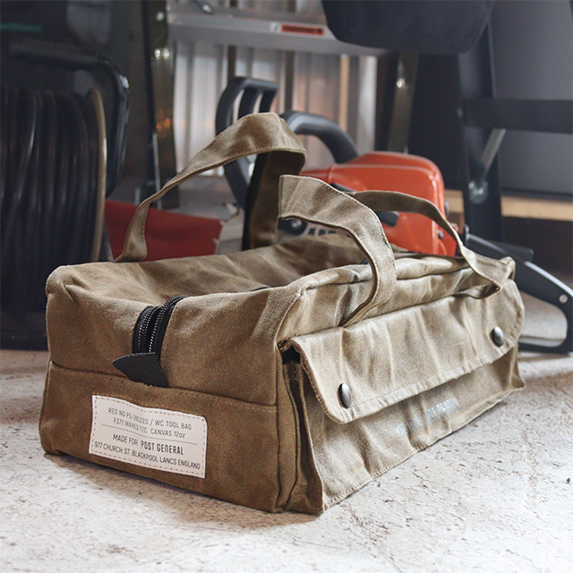 WAXED CANVAS TOOL BAG BOXY / ワックスドキャンバス ツール WAXED CANVAS TOOL BAG BOXY / ワックスドキャンバス ツール