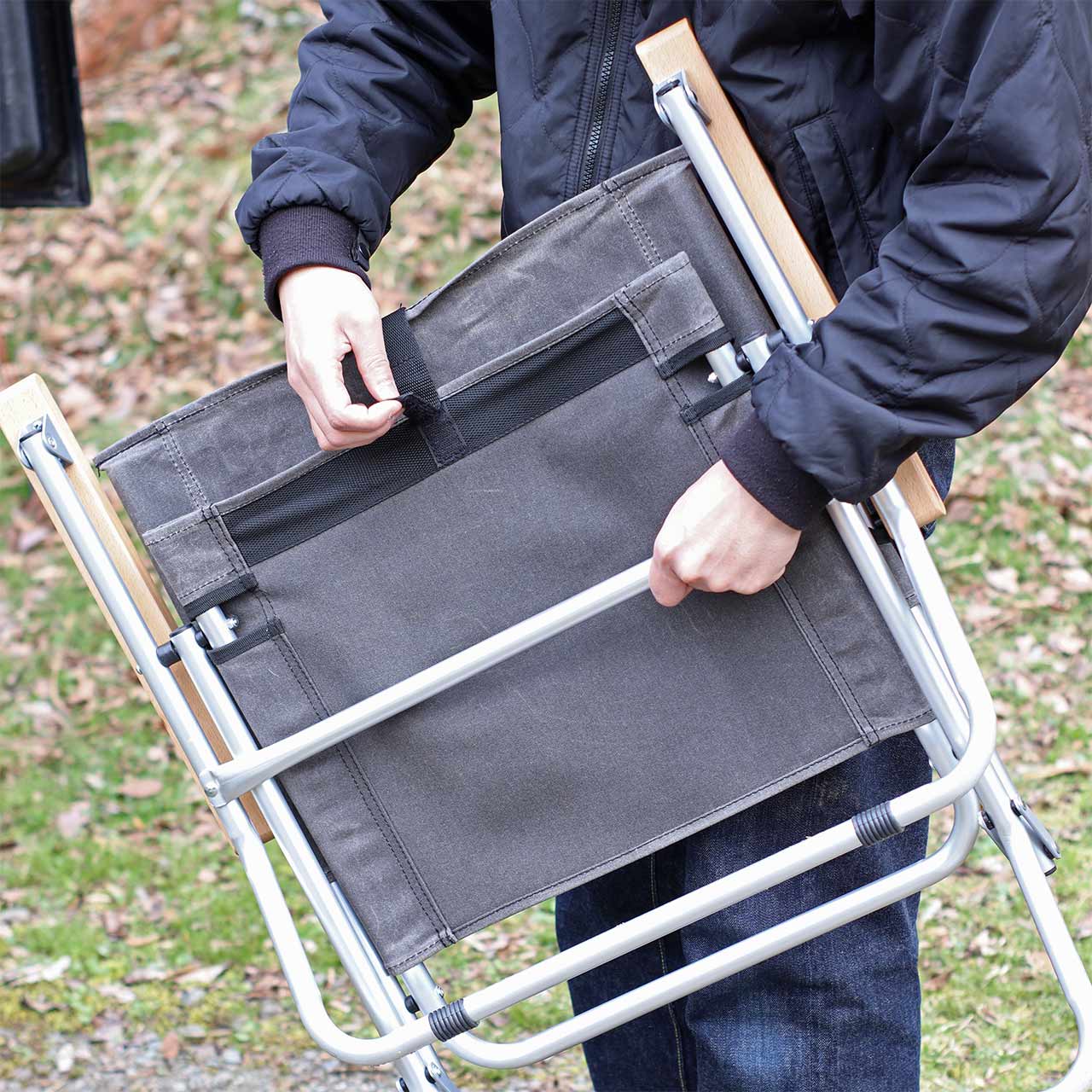 WAXED CANVAS ROVER CHAIR TYPE LOW / ワックスドキャンバス