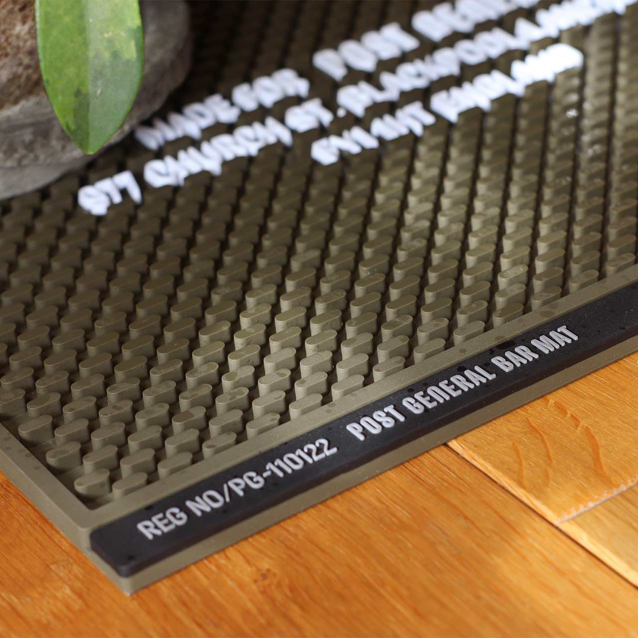 RUBBER BAR MAT / ラバー バーマット - BLACK 【982390001】 | POST