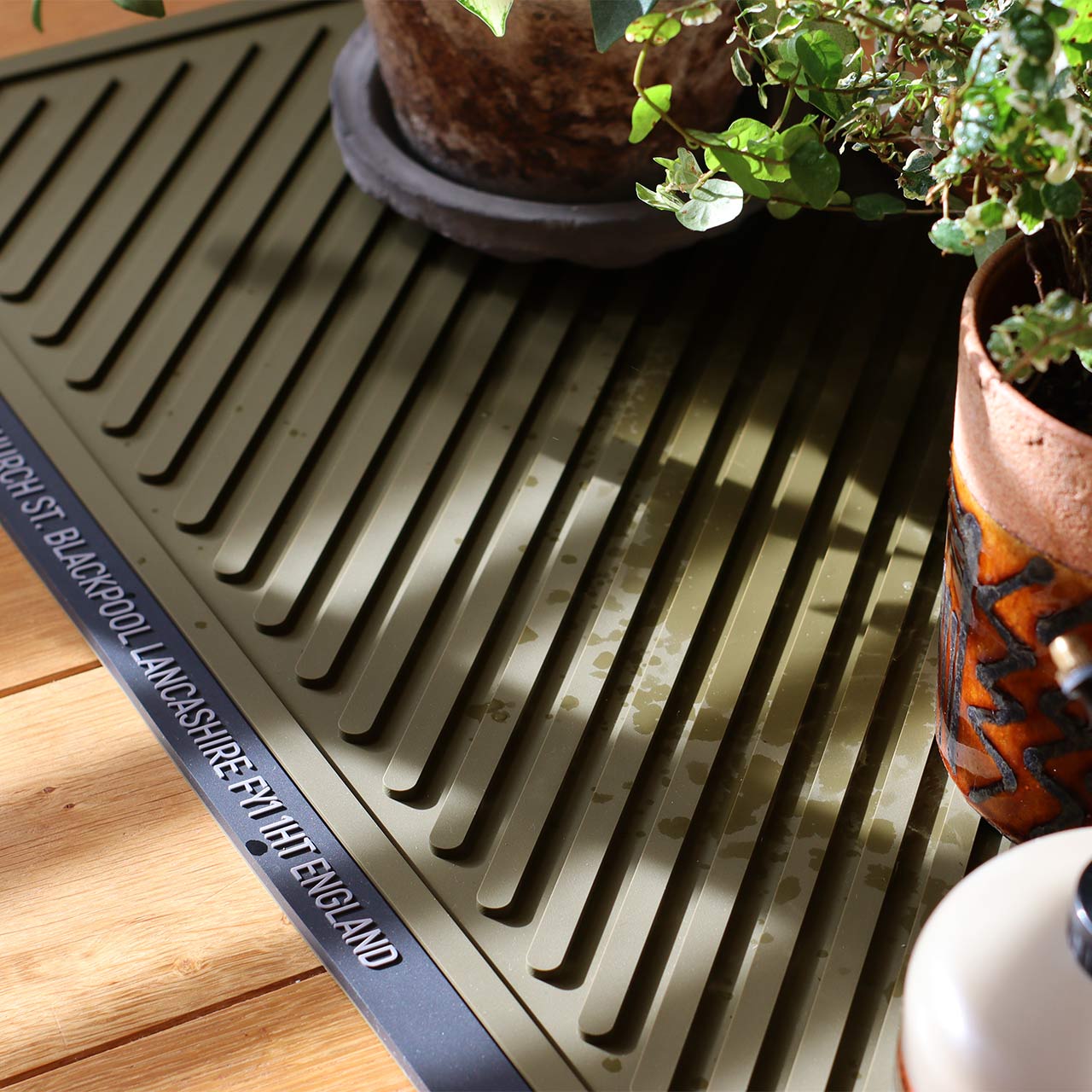 RUBBER DOORMAT / ラバー ドアマット - BLACK 【982390005