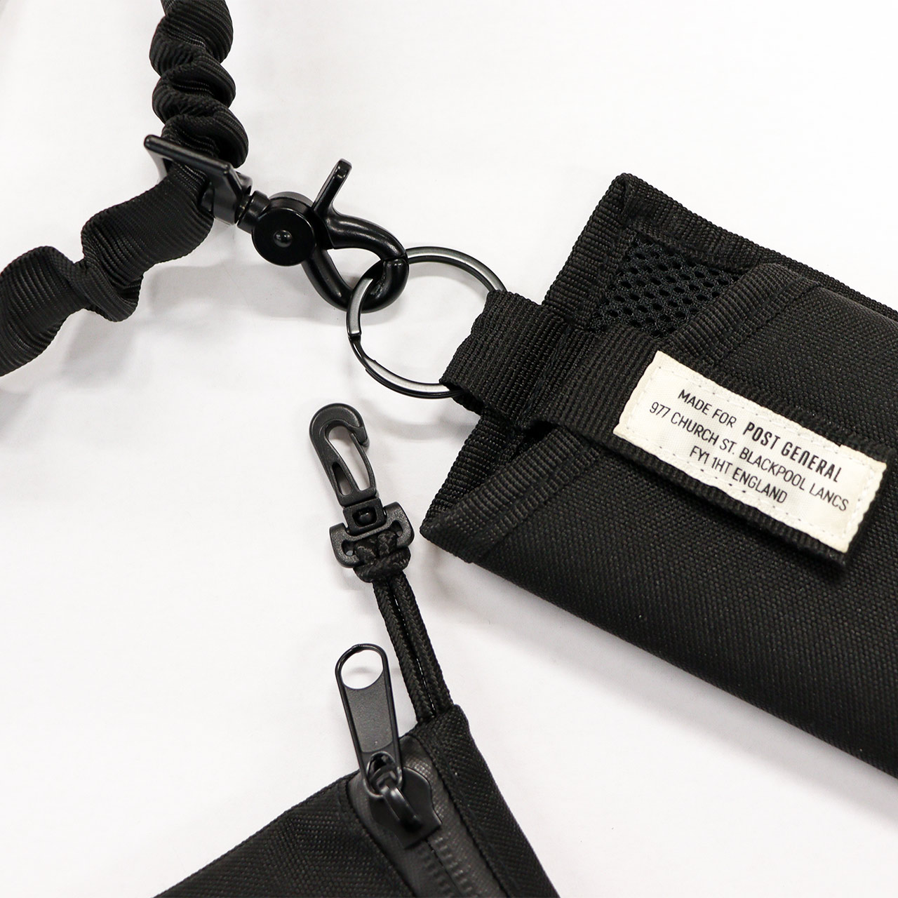 SLING PHONE&COIN POUCH / スリングフォン&コインポーチ - BLACK SLING PHONE&COIN POUCH / スリングフォン&コインポーチ - BLACK