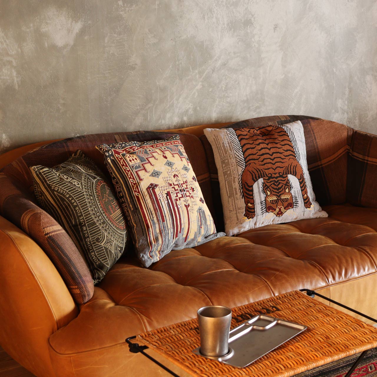 TO-GO CUSHION COVER / トゥーゴー クッションカバー - CAMP BK