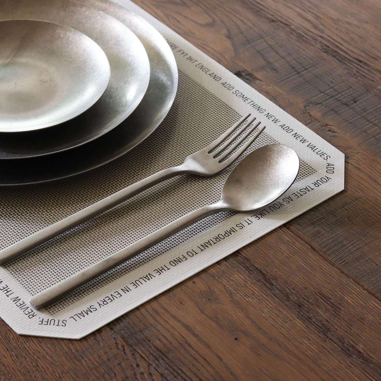 SILICONE PLACE MAT / シリコンプレースマット - GRAY 【982490003