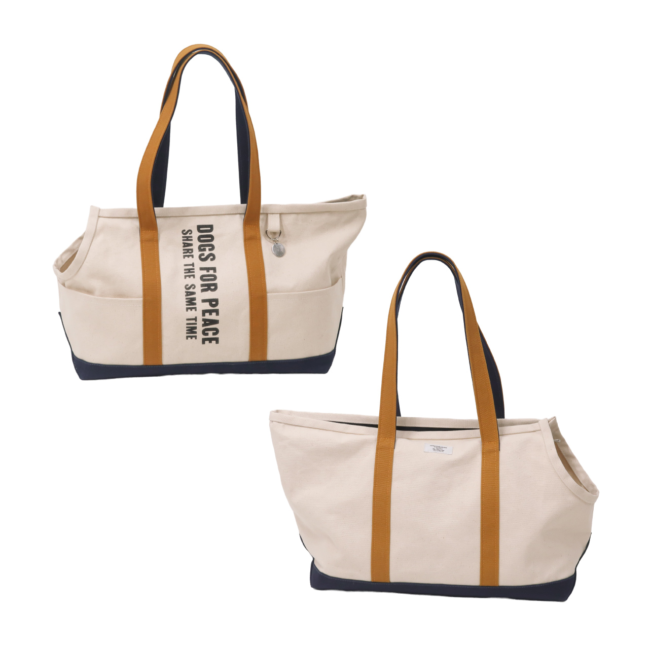 ALBERTON DOG CARRIES TOTE BAG / アルバートンキャリートートバッグ - OFF WHITE/ DOGS FOR  PEACE /ドッグスフォーピース | POST GENERAL