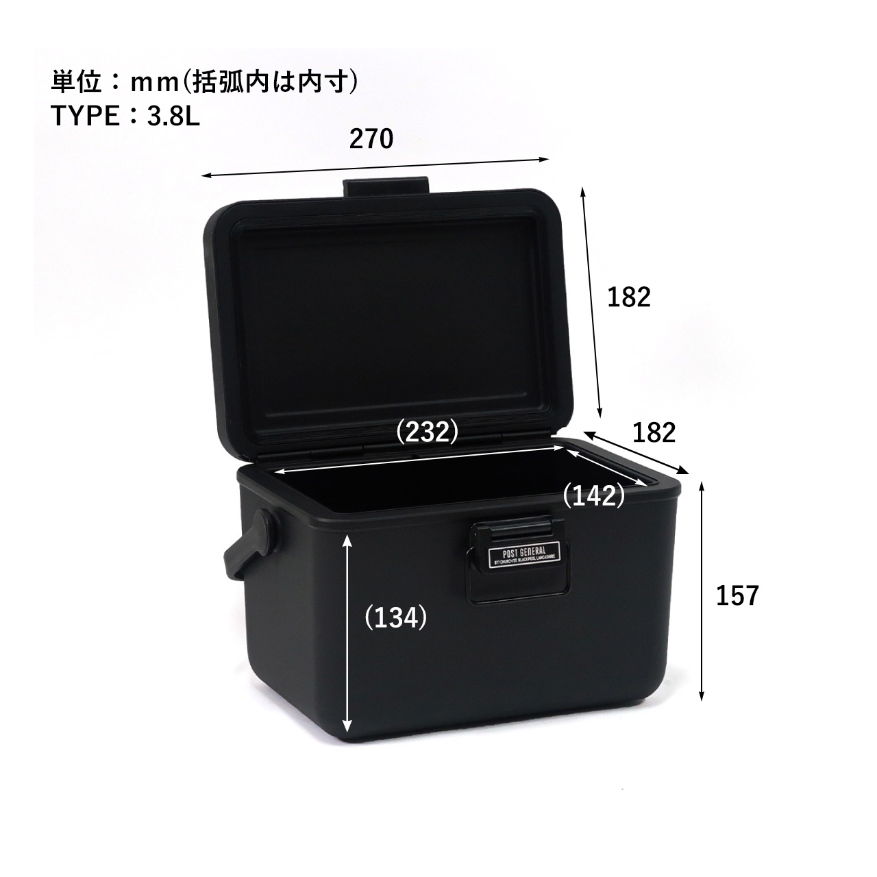 THE ICE ERA HARD-SHELL COOLER 3.8L / アイスエラ ハードシェル