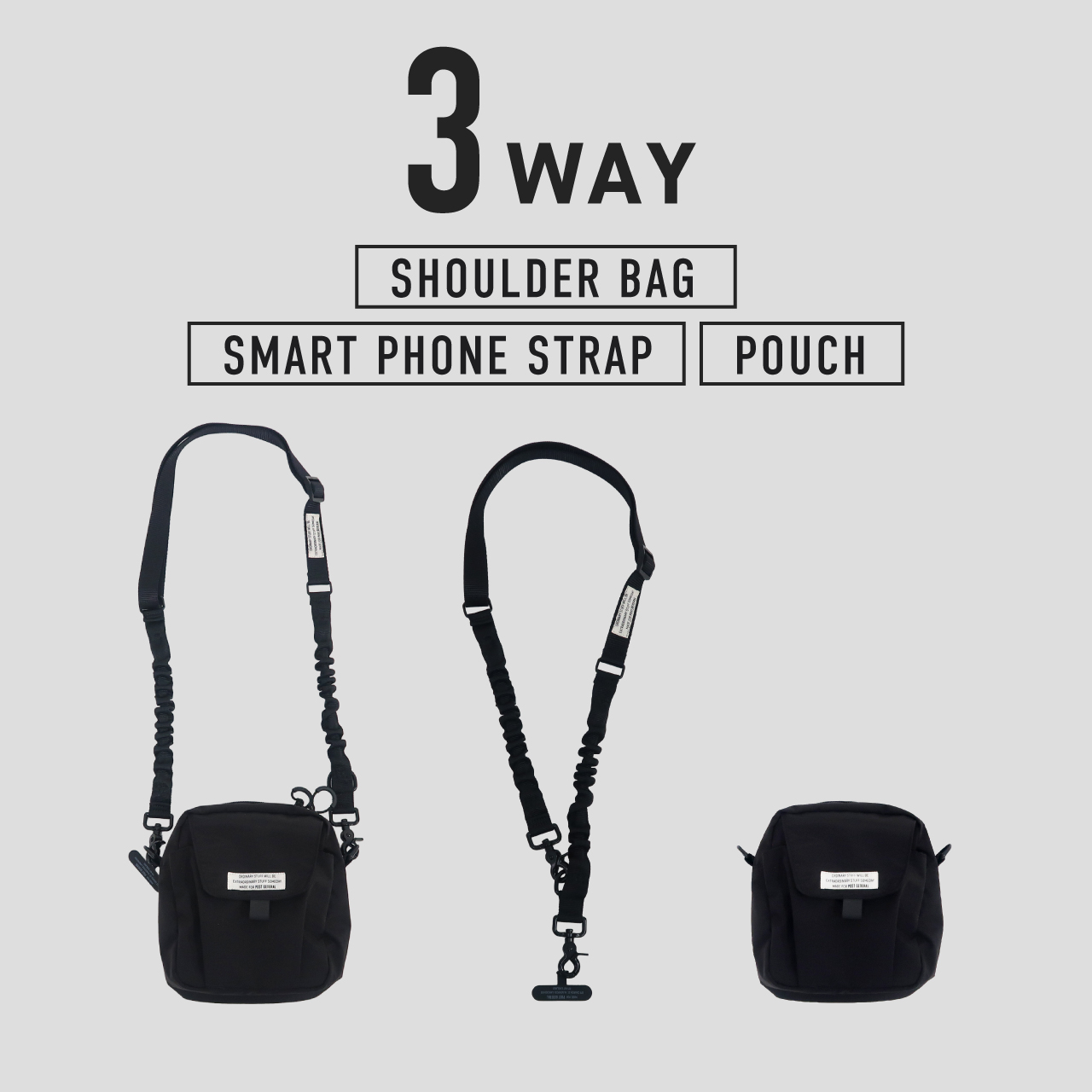 SLING SHOULDER POUCH&STRAP / スリング ショルダーポーチ＆ストラップ