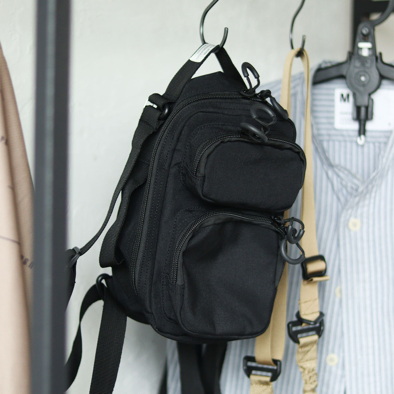 4WAY BACKPACK POUCH / 4ウェイバックパックポーチ - WOLF BROWN