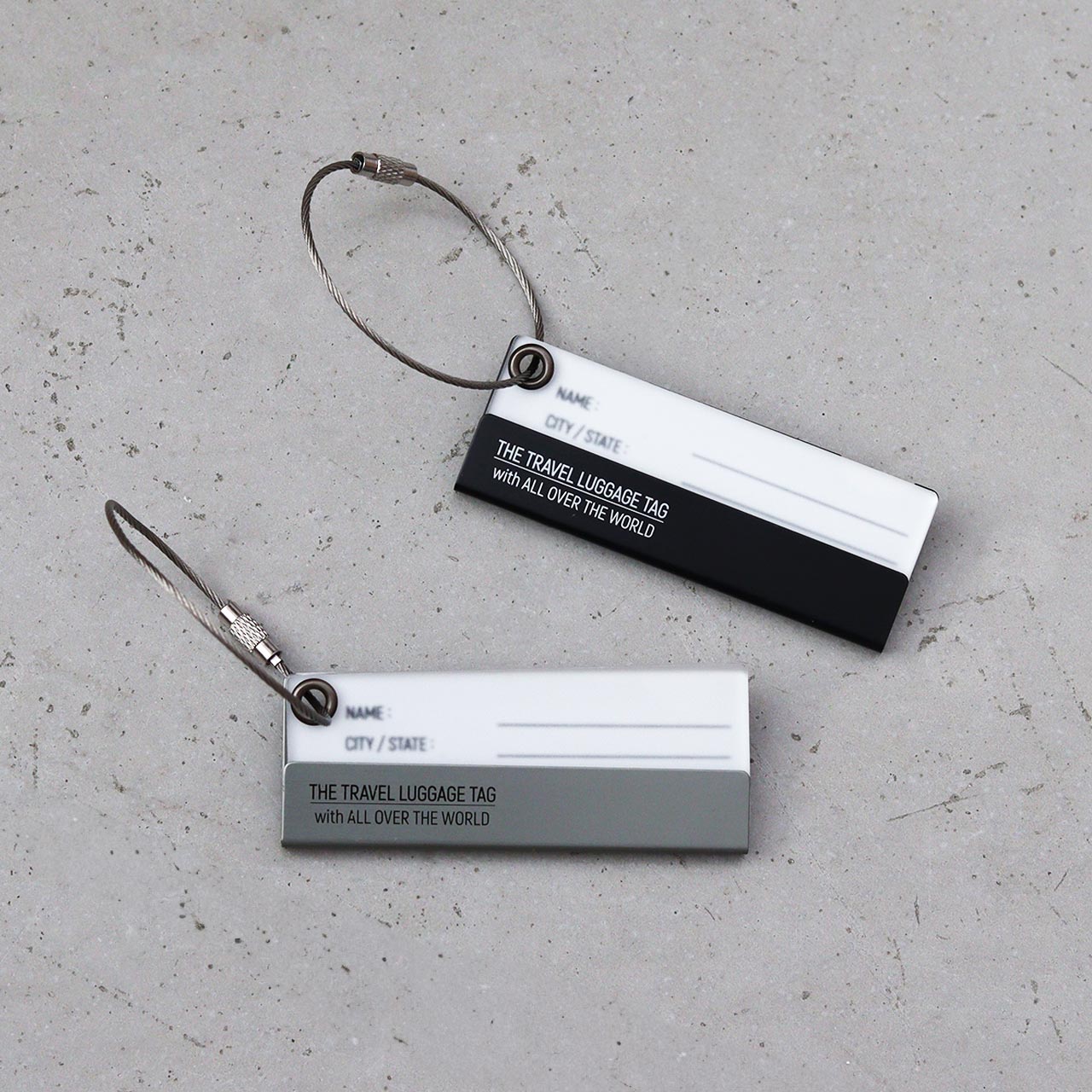 PLAVE ハナカード イベント当選品 MMMM luggage tag ALUMINUM TRAVEL LUGGAGE TAG / アルミナムトラベルラゲッジタグ