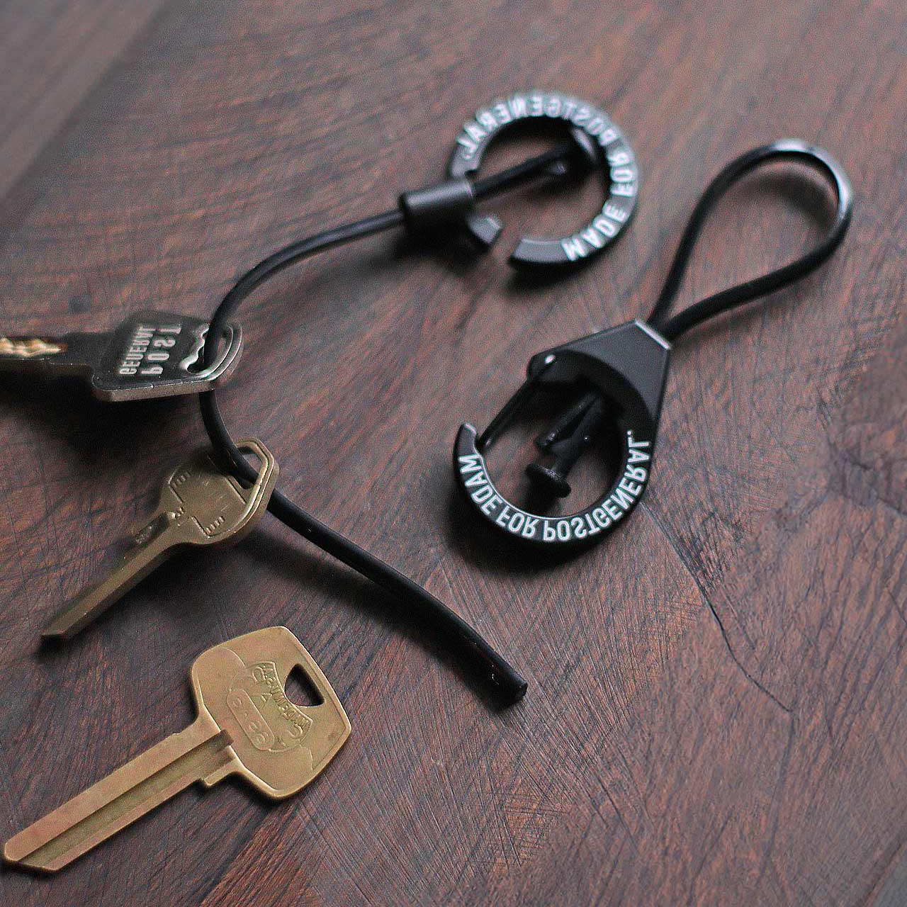 ZINC ALLOY KEY RING CARABINER / ジンクアロイ キーリング