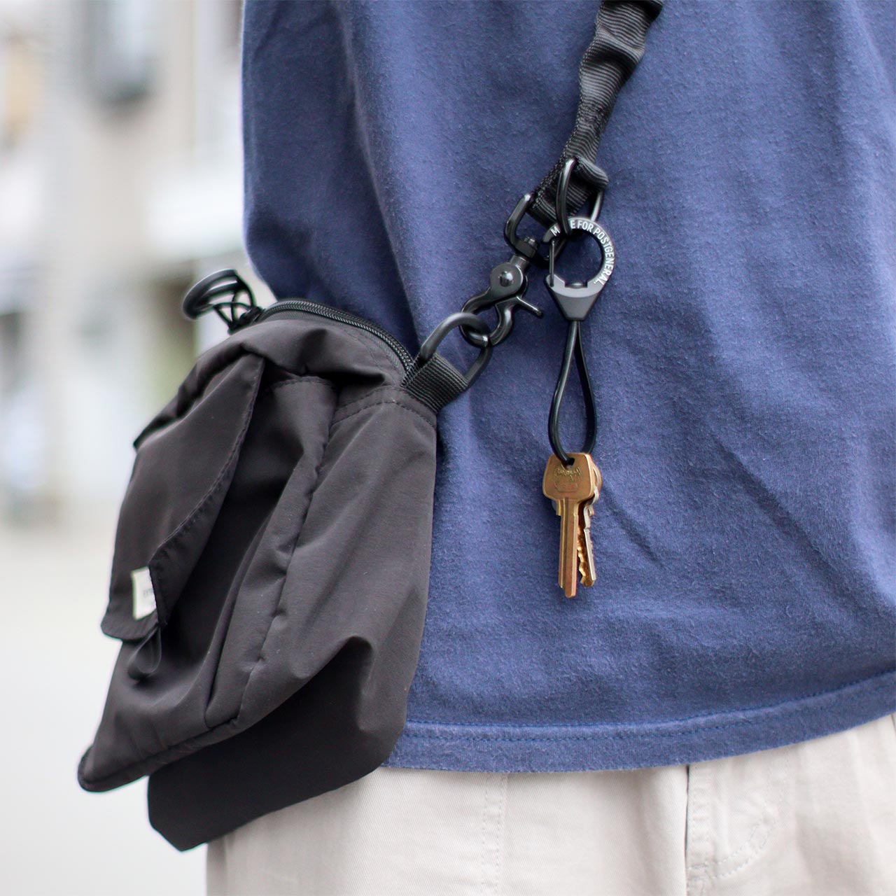 ZINC ALLOY KEY RING CARABINER / ジンクアロイ キーリング