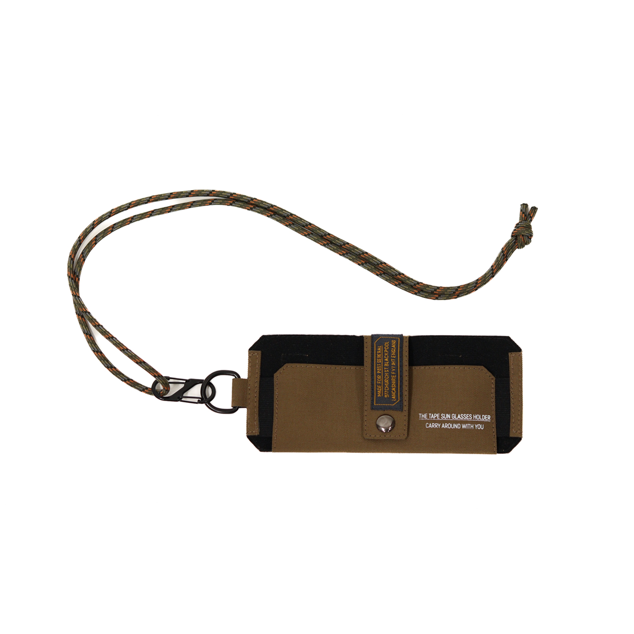 オーダー確認ページ　サングラホルダー TAPE SUN GLASSES HOLDER / テープサングラスホルダー - WOLF BROWN