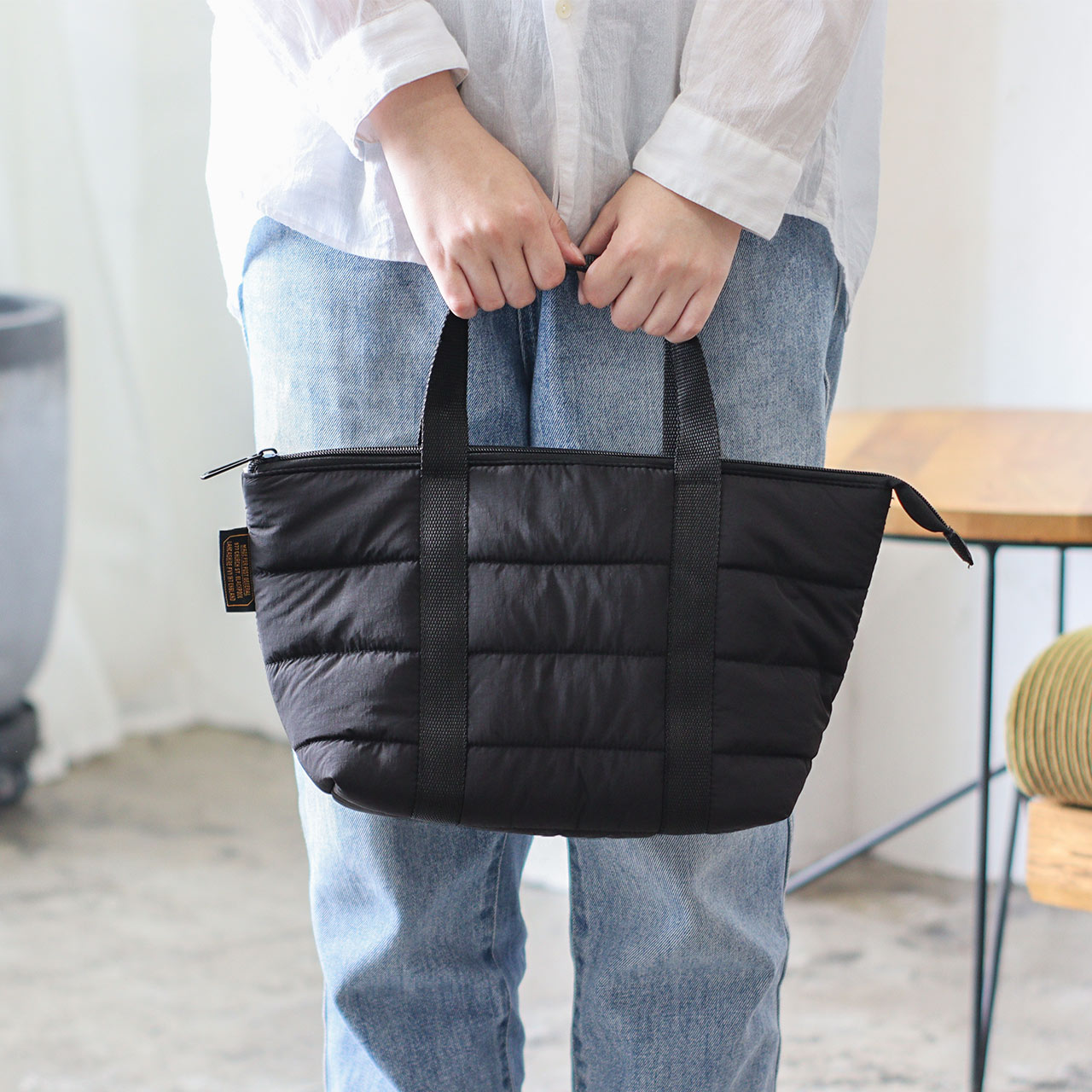 QUILTED COOLER TOTE / キルティッド クーラートート - GREY