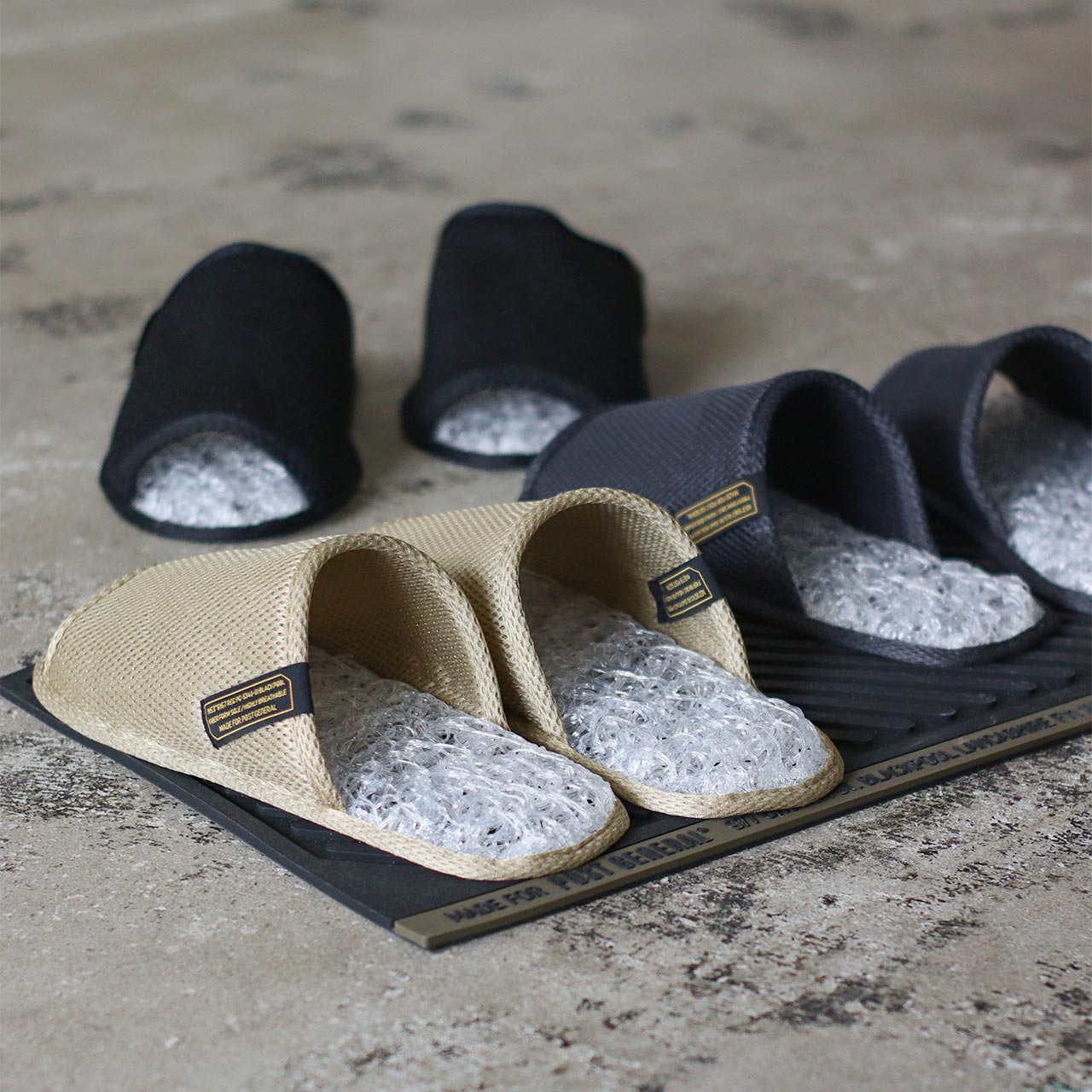 スリッパ BREATHABLE SLIPPER / ブリーザブル スリッパ -GRAY 【982540032