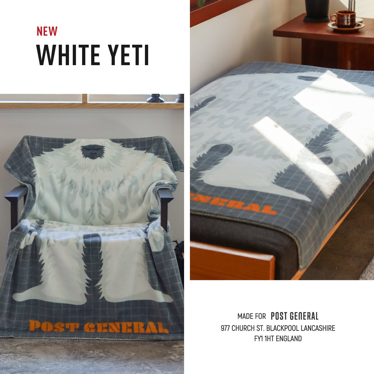 FLANNEL FLEECE BLANKET / フランネル フリースブランケット