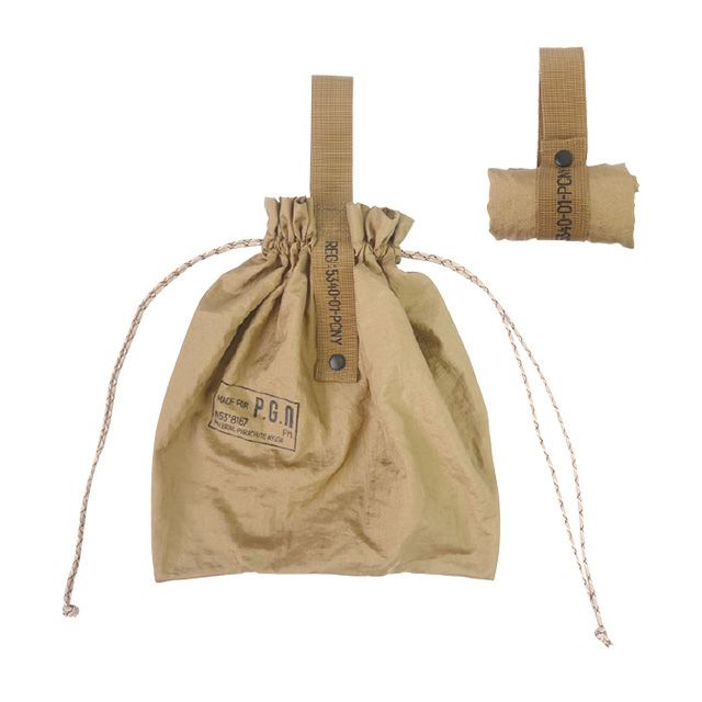 PACKABLE PARACHUTE NYLON BAG / パッカブル パラシュートナイロン 