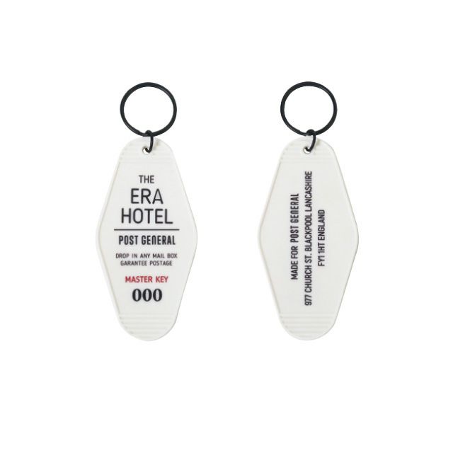 THE HOTEL KEY HOLDER / ザ ホテルキーホルダー - WHITE 